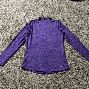 Under Armour women’s cold gear, long sleeve purple